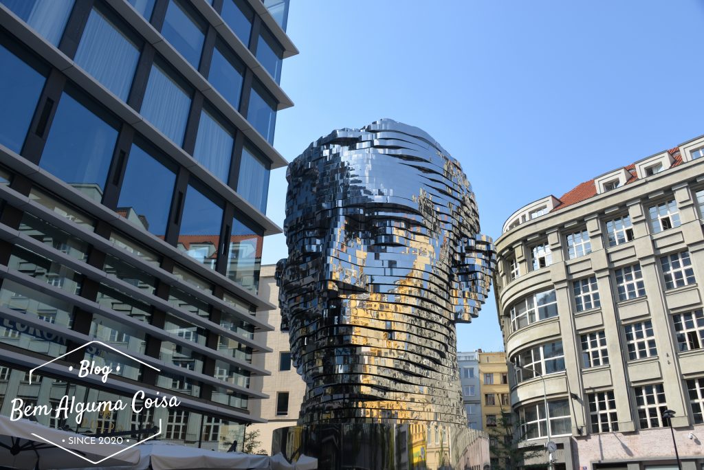 Busto De Kafka em Praga República Tcheca 