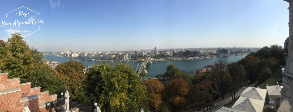 Vista da Cidade do Castelo de Buda em Budapeste 
