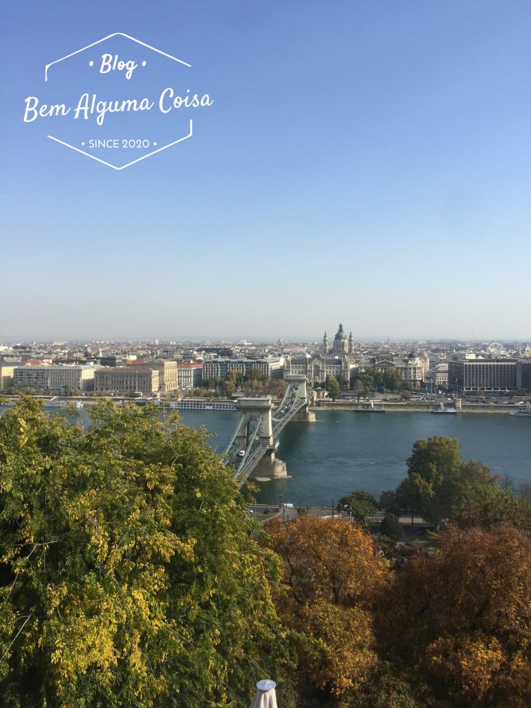 Vista do Castelo de Buda em Budapeste 
