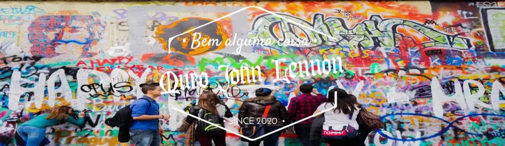 CAPA Muro John lennon República Checa /Tcheca Bem Alguma Coisa