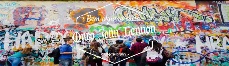 CAPA Muro John lennon República Checa /Tcheca Bem Alguma Coisa